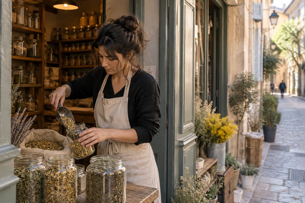Un commerce de proximité à Aix-en-Provence