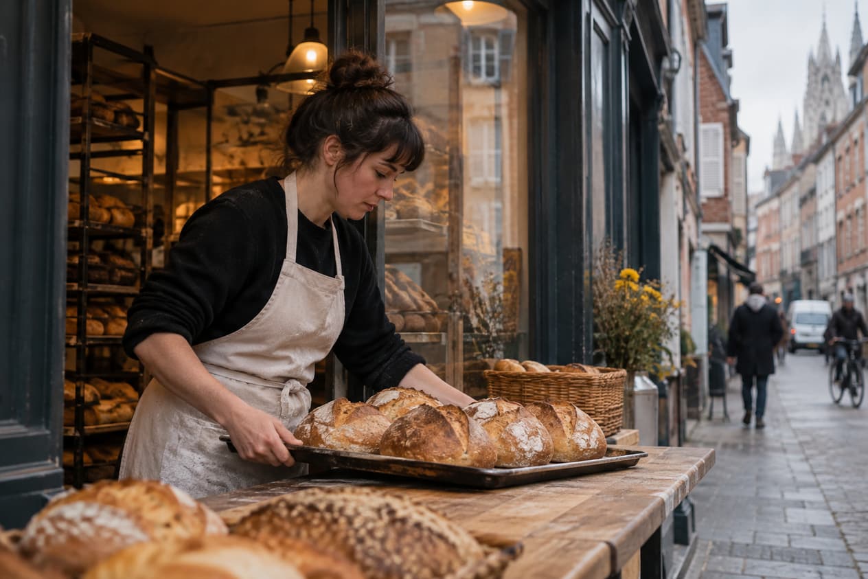 Un commerce de proximité à Amiens