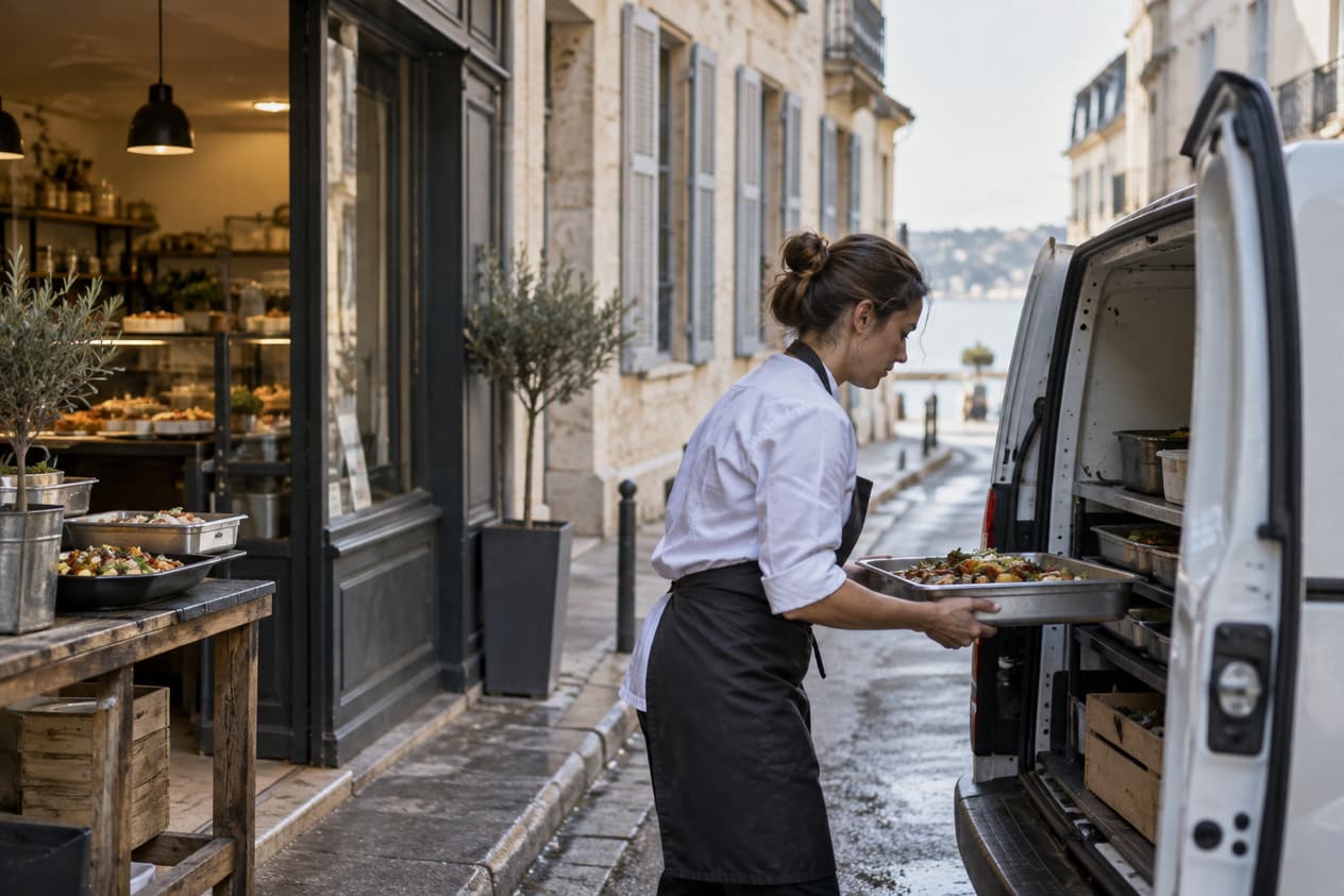 Un commerce de proximité à Biarritz