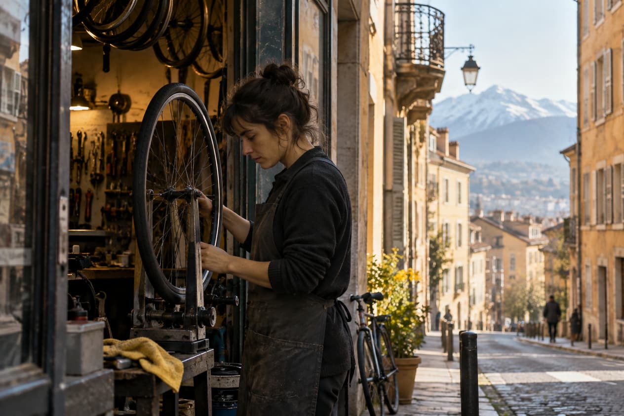 Un commerce de proximité à Grenoble