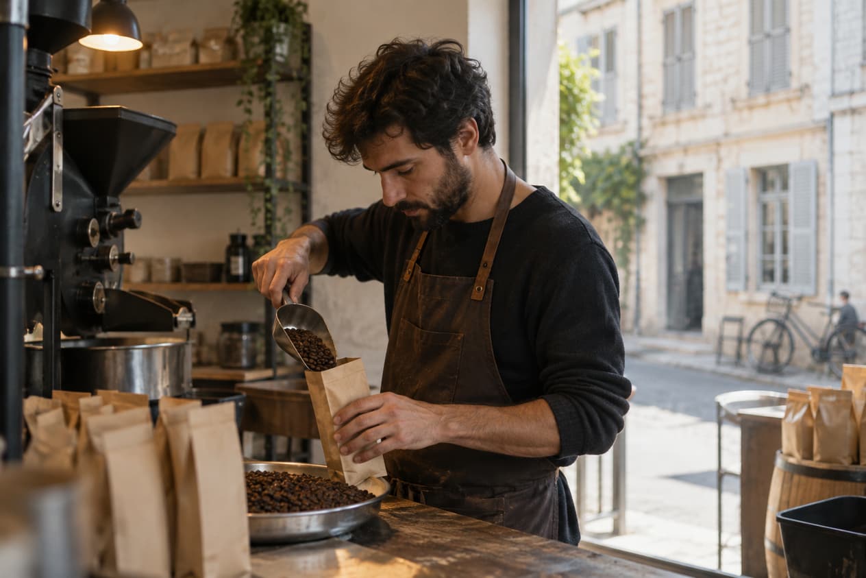 Un commerce de proximité à La Rochelle