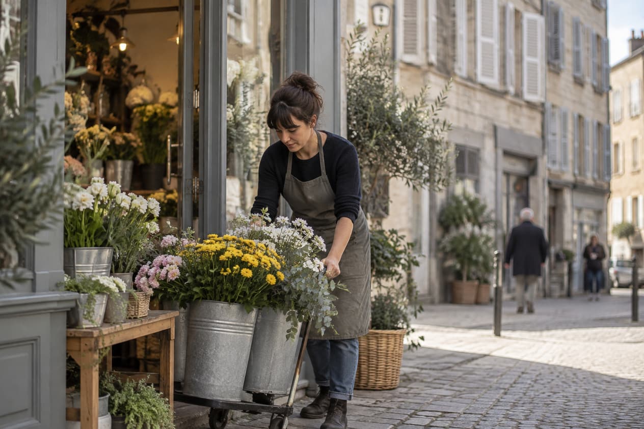 Un commerce de proximité à Limoges