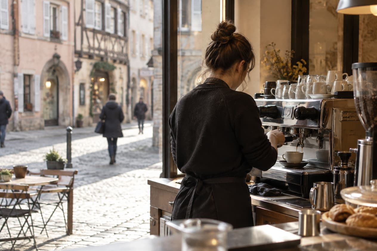 Un commerce de proximité à Metz
