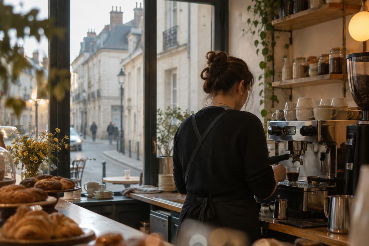 Un commerce de proximité à Nantes