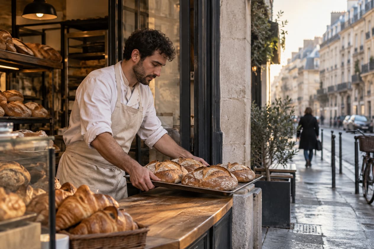 Un commerce de proximité à Paris