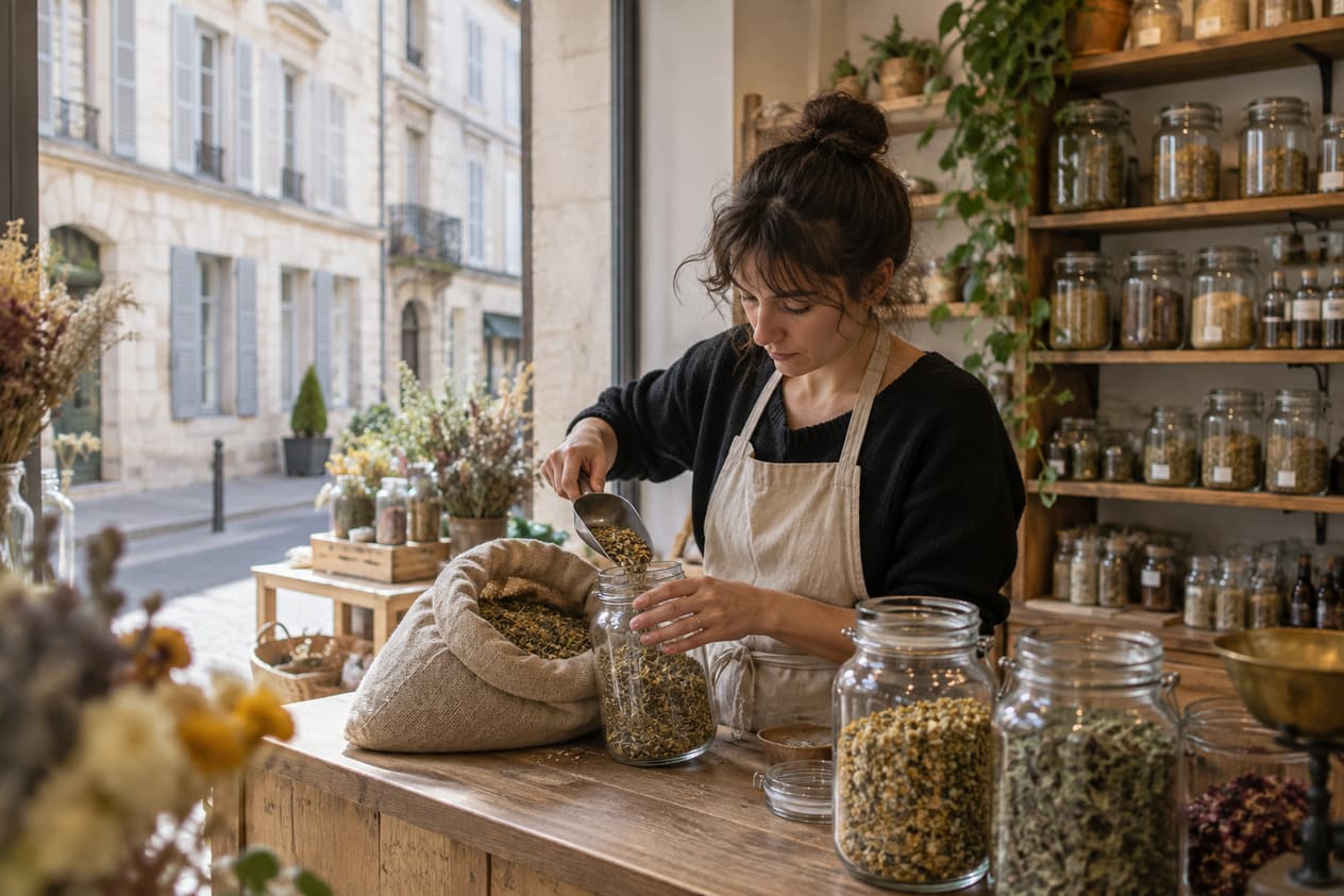 Un commerce de proximité à Pau