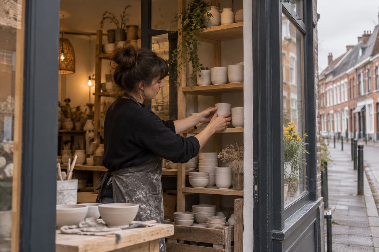 Un commerce de proximité à Roubaix