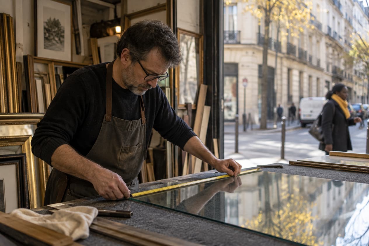 Un commerce de proximité à Saint-Denis