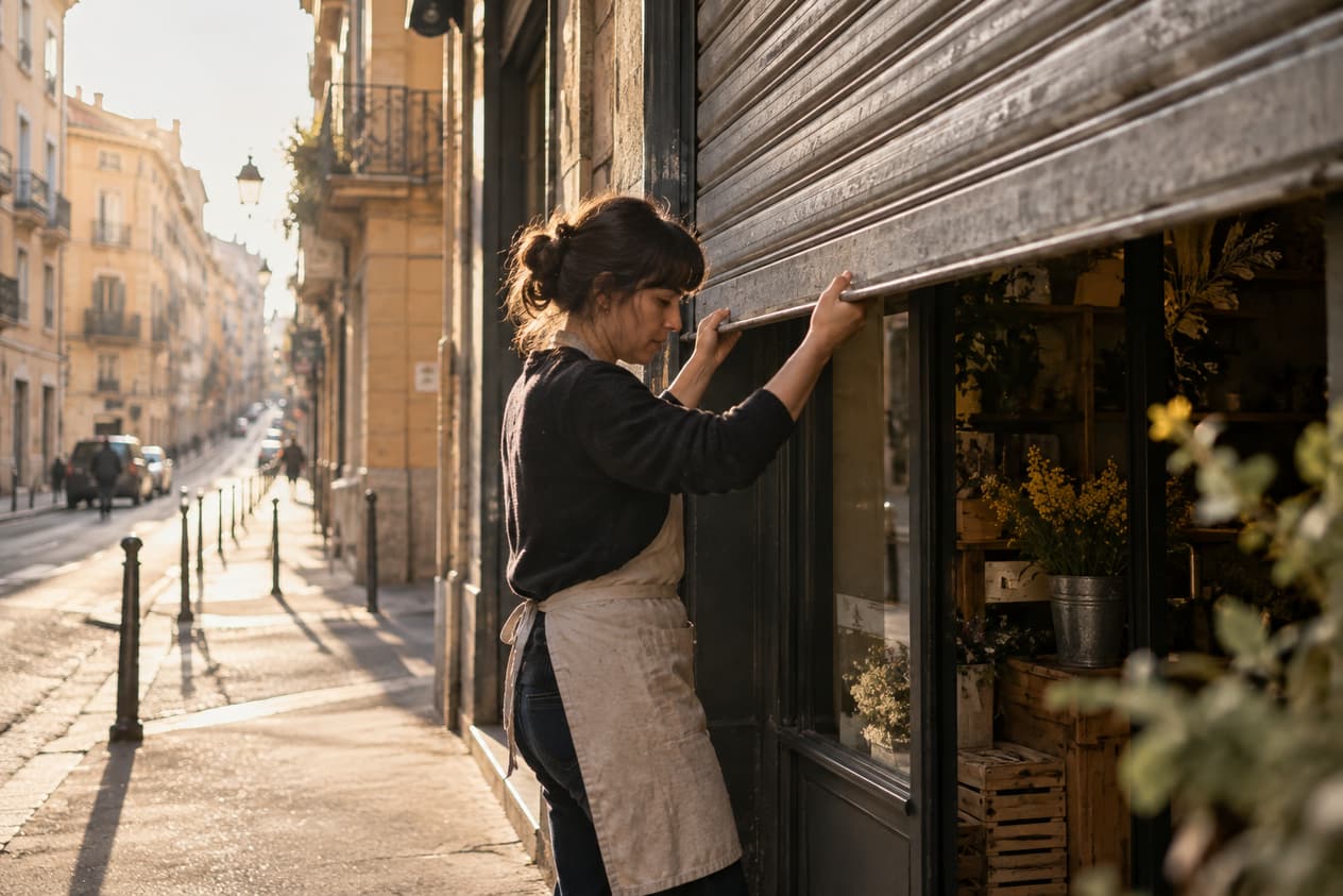 Un commerce de proximité à Villeurbanne